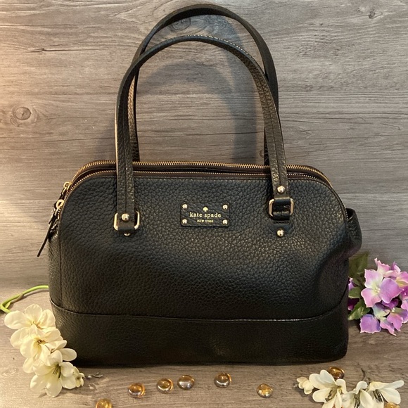 Kate Spade Grove Court Lainey Double Zip Satchel, Black - Picture 4 of 16